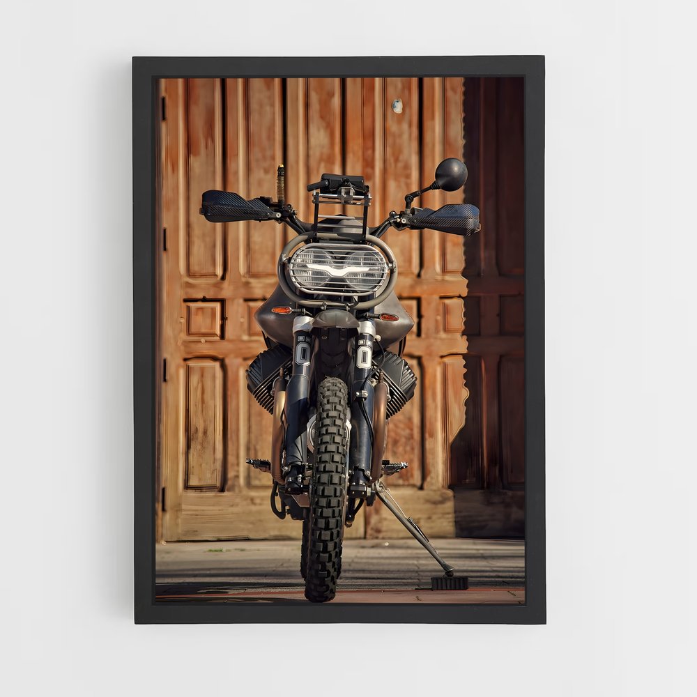 Poster Side Street Rider – affiche Moto Guzzi (vue 2)